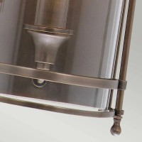 Kinkiet Guildhall - 1 źródło światła - Ciemnobrązowy