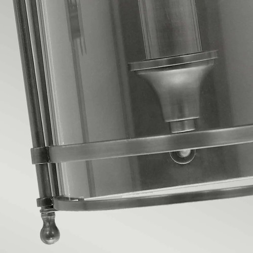 Kinkiet Guildhall - 1 źródło światła - Polerowany nikiel