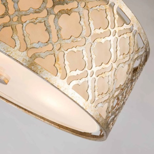 Lampa wisząca Arabella - 3 źródła światła - Postarzane złoto