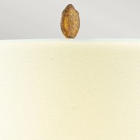 Lampa stołowa Audubon Park - 1 źródło światła - Postarzane złoto