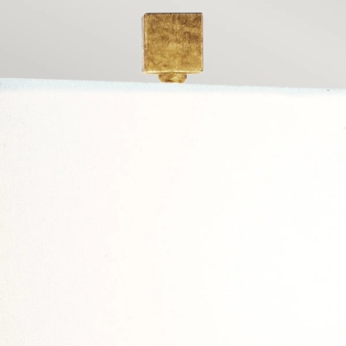 Lampa stołowa Jackson Square - 1 źródło światła - Postarzane złoto