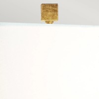 Lampa stołowa Jackson Square - 1 źródło światła - Postarzane złoto