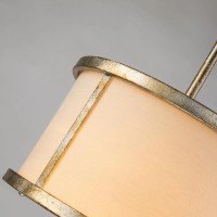 Mała lampa wisząca Lemuria - 1 źródło światła - Postarzane złoto