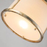 Mała lampa wisząca Lemuria - 1 źródło światła - Postarzane złoto