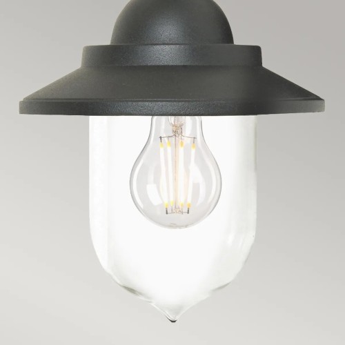 Latarnia wisząca Sandown - 1 źródło światła - Czarny