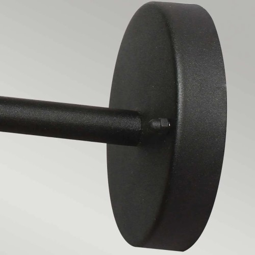 Latarnia naścienna Helsingor - 1 źródło światła - Czarny