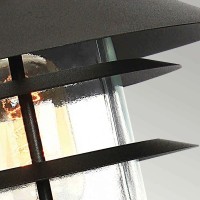 Latarnia cokołowa Helsingor - 1 źródło światła - Czarny