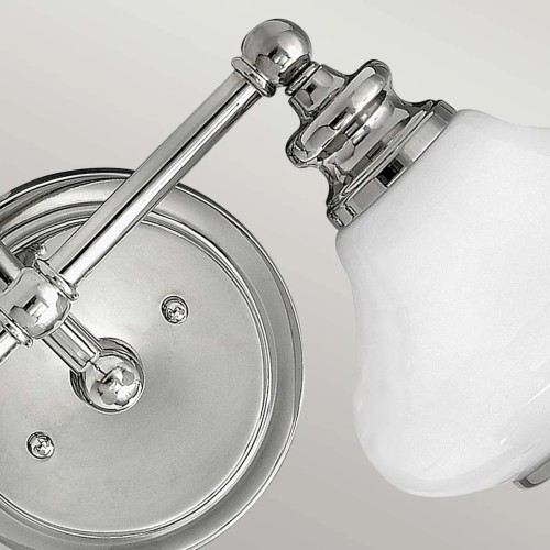 Kinkiet Ainsley - 2 źródła światła - Polerowany chrom