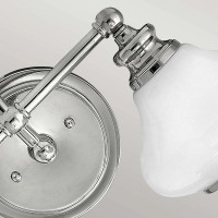 Kinkiet Ainsley - 2 źródła światła - Polerowany chrom