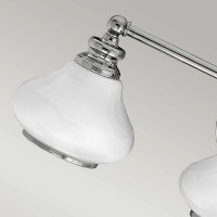 Kinkiet Ainsley - 3 źródła światła - Polerowany chrom