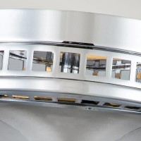 Plafon Amelia - 2 źródła światła - Polerowany chrom