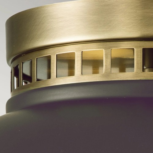 Plafon Amelia - 2 źródła światła - Brązowy, ciemnobrązowy