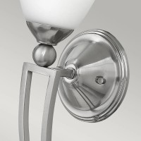 Kinkiet Bolla - 1 źródło światła - Szczotkowany nikiel - Wersja B