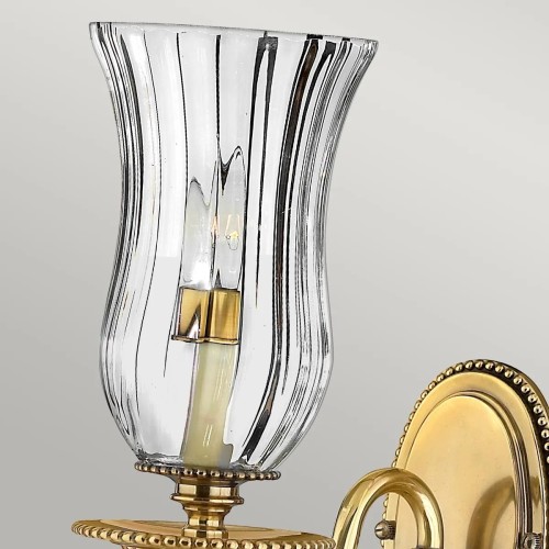 Kinkiet Cambridge - 1 źródło światła - Oksydowany mosiądz