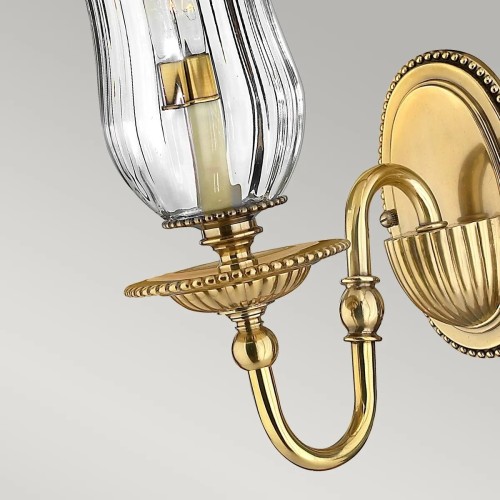 Kinkiet Cambridge - 1 źródło światła - Oksydowany mosiądz