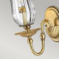 Kinkiet Cambridge - 1 źródło światła - Oksydowany mosiądz