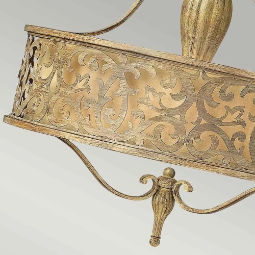 Żyrandol Carabel - 3 źródła światła - Szampański