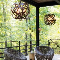 Żyrandol Carson - 5 źródeł światła - Vintage żelazo