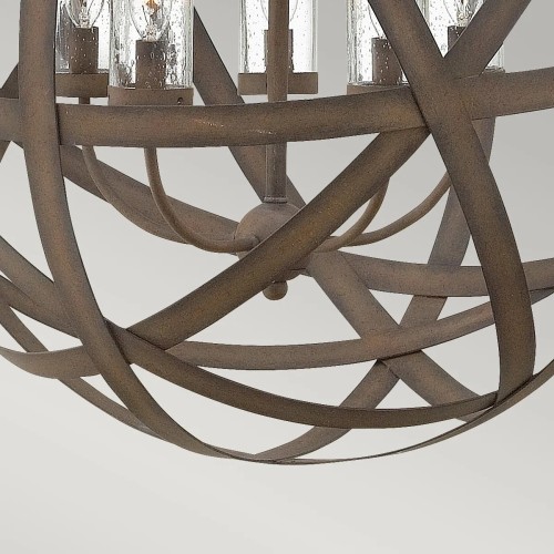 Żyrandol Carson - 5 źródeł światła - Vintage żelazo