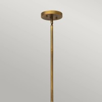 Żyrandol Fulton - 13 źródeł światła - Brązowy, mosiądz