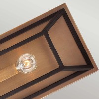 Kinkiet Fulton - 2 źródła światła - Brązowy, mosiądz