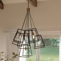 Żyrandol Fulton - 7 źródeł światła - Brązowy, mosiądz