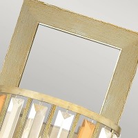 Kinkiet Gemma - 2 źródła światła - Srebrny - Wersja B