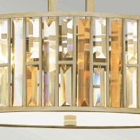 Lampa wisząca Gemma - 3 źródła światła - Srebrny