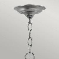 Mała lampa wisząca Gentry - 3 źródła światła - Pewter