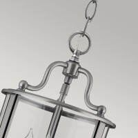 Mała lampa wisząca Gentry - 3 źródła światła - Pewter