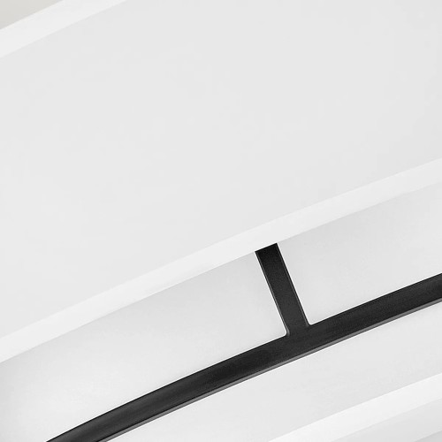 Lampa wisząca / Półplafon Graham - 4 źródła światła - Czarny