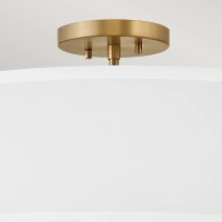 Lampa wisząca / Półplafon Graham - 4 źródła światła - Lakierowany mosiądz