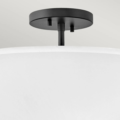 Lampa wisząca / Półplafon Graham - 3 źródła światła - Czarny