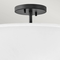 Lampa wisząca / Półplafon Graham - 3 źródła światła - Czarny