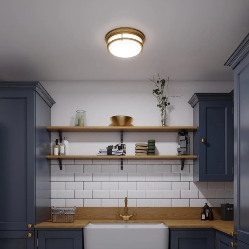 Plafon Hadley - 3 źródła światła - Szczotkowany brąz