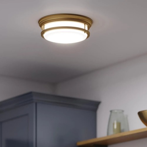 Plafon Hadley - 3 źródła światła - Szczotkowany brąz