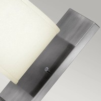 Kinkiet Hampton - 1 źródło światła - Antyczny nikiel