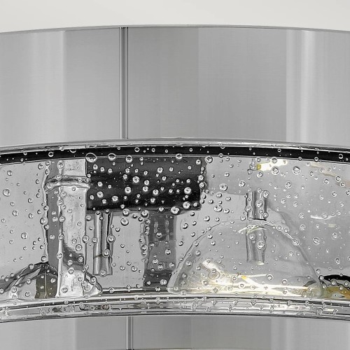 Plafon Harper - 3 źródła światła - Polerowany chrom - Przezroczysty klosz