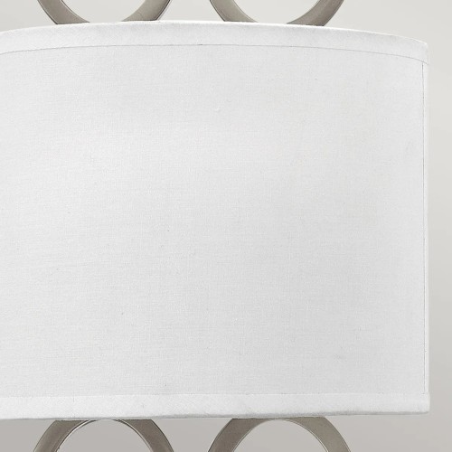 Kinkiet Jules - 2 źródła światła - Szczotkowany nikiel