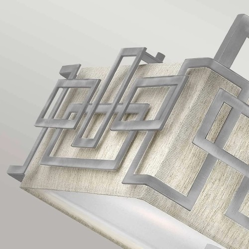 Półplafon Lanza - 3 źródła światła - Antyczny nikiel