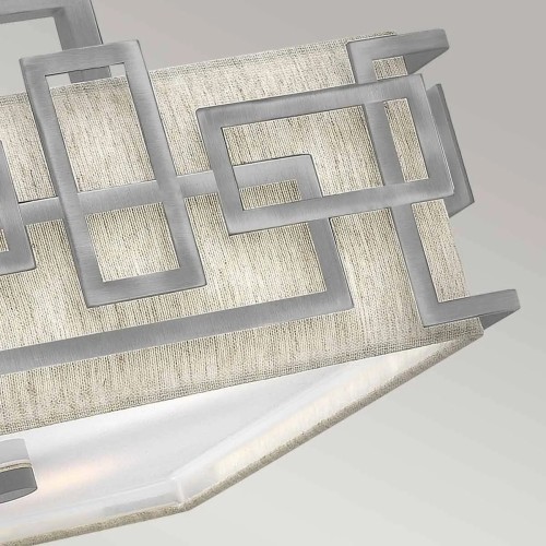 Półplafon Lanza - 3 źródła światła - Antyczny nikiel