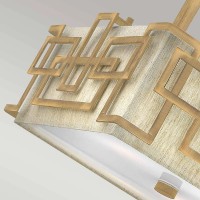 Półplafon Lanza - 3 źródła światła - Szczotkowany brąz