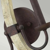 Kinkiet Middlefield - 2 źródła światła - Rdzawe żelazo