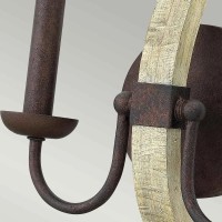 Kinkiet Middlefield - 2 źródła światła - Rdzawe żelazo