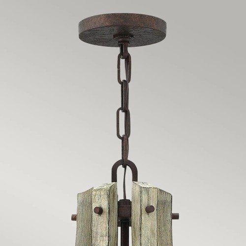 Żyrandol Middlefield - 6 źródeł światła - Rdzawe żelazo