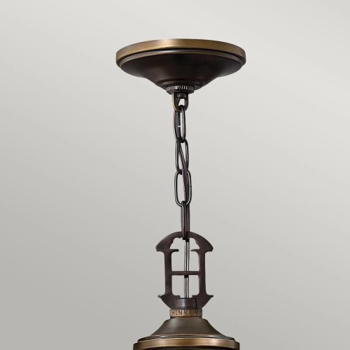 Żyrandol Plymouth - 9 źródeł światła - Postarzany brąz