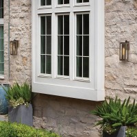 Mała latarnia naścienna Sag Harbor - 1 źródło światła - Oksydowany brąz