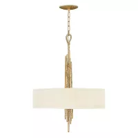 Lampa wisząca Spyre - 6 źródeł światła - Szampańskie złoto