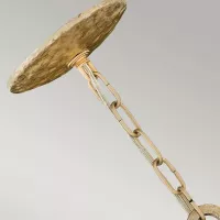 Lampa wisząca Spyre - 6 źródeł światła - Szampańskie złoto