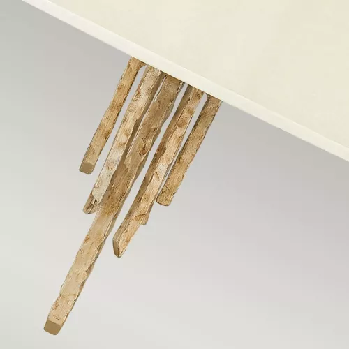 Lampa wisząca Spyre - 6 źródeł światła - Szampańskie złoto